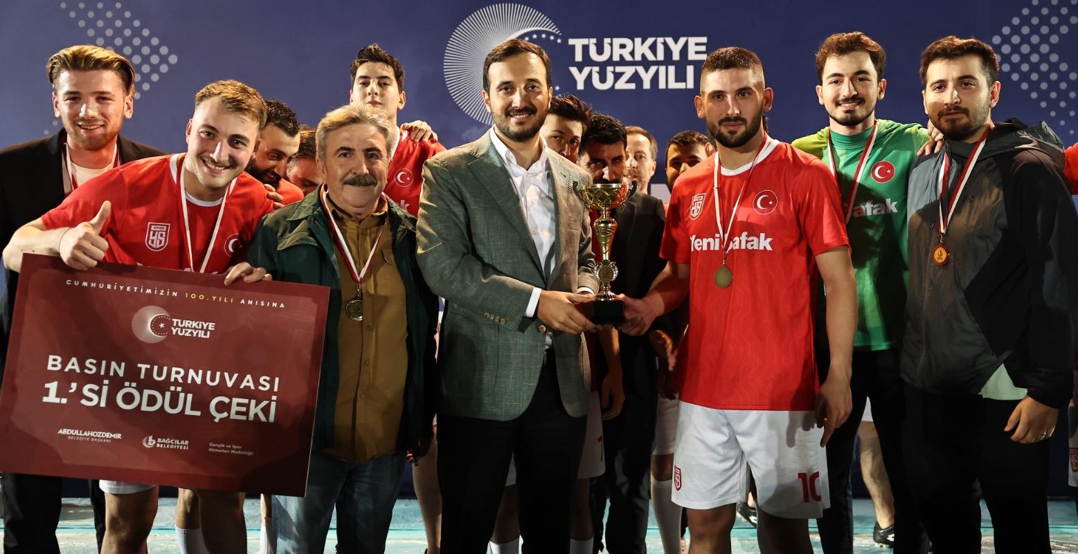 Bağcılar Belediyesi basın turnuvası sona erdi