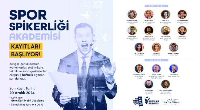 SPOR SPİKERLİĞİ AKADEMİSİ YENİ DÖNEME BAŞLIYOR!